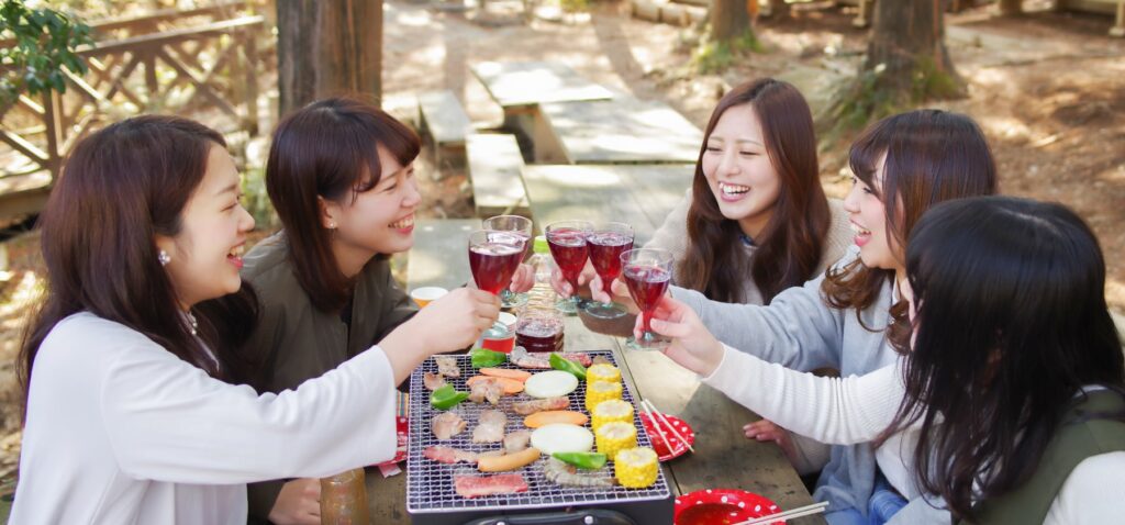 六甲山アスレチックパーク GREENIA バーベキュー場