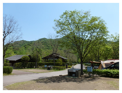 西脇市日本のへそ日時計の丘公園 オートキャンプ場